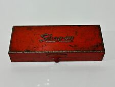 Snap-On Tools USA KRA-223A Small Red Metal Storage Tool Case Box - Vintage picture
