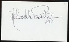 Nehemiah Persoff d2022 signed autograph 3x5 Cut American Actress and Painter picture