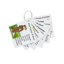 Learning The Saints Punch Out Cards With Keychain 36 Pcs Lot of 4 Size 5X7 in picture