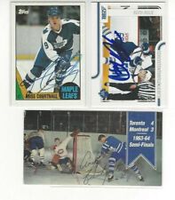  2011-12 Score #438 Keith Aulie Signed Hockey Card Toronto Maple Leafs  picture
