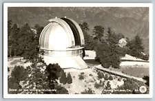 RPPC Vintage Postcard - Dome of the 100 inch. Telescope - Mount Wilson, CA picture