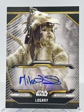 2021 Topps Star Wars Bounty Hunters Mike Edmonds as Logray Auto A-ME picture