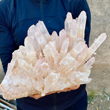 16.4LB Large Natural Clear White Quartz Crystal Cluster Energy Healing Specimen picture