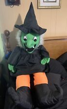 Large Vintage Goffa International Company Plushie Witch picture