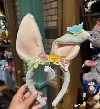 Authentic Shanghai Disney 2023 Thumper Rabbit Ears Flower Headband Disneyland picture