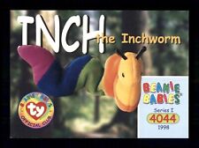 4044 Ty Beanie Baby Inch The Inchworm 88 1998 Series 1 Trading Card TCG CCG picture