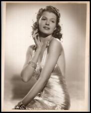 Hollywood Beauty Rita Hayworth Bare Shoulder 1940s Portrait Photo 566 picture