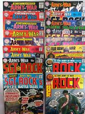 SGT ROCK : Individual DC Vintage OUR ARMY at WAR Comic Books. Choose from many picture