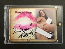 2019 Collectors Expo Model Diamond Kitty Autographed Kiss Card picture