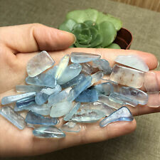25pcs Natural Aquamarine polish Crystal Quartz Specimen Healing 32g A8422 picture