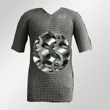 Stainless Steel Chainmail Habergeon  Rust Proof Mail Armor Shirt Size Large picture