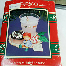 1992 hallmark Santa's midnight snack ornament rare vintage. 588598 Dv104 picture