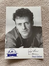 PAUL USHER  (BROOKSIDE- BARRY GRANT) PRESIGNED CAST CARD picture