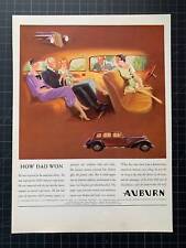 Vintage 1934 Auburn Automobile Print Ad picture