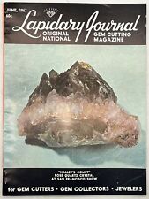 Lapidary Journal Magazine 1967 June Halley's Comet Rose Quartz Crystal at San... picture