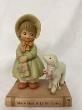 Enesco Limited Edition Fairy Tale Series Mary Had A Little Lamb 1992 No Box picture