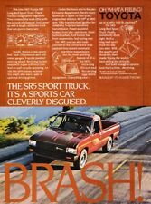 1983 Toyota SR5 Sport Truck Original Advertisement Print Art Car Ad J341 picture