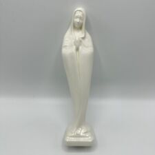 Vintage Minimalist Mary Madonna Figurine Statue Catholic Decor Ceramic Religious picture