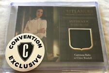 Outlander Season 3 Cryptozoic 2018 SDCC Claire Fraser wardrobe patch & promo P8 picture
