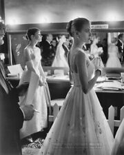 1956 Vintage Photo Audrey Hepburn & Grace Kelly Backstage at 28th Academy Awards picture