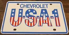 1976 Chevrolet Original Vintage Steel USA-1 Booster License Plate USA1 picture