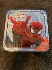 Marvel Ultimate Spider-Man tin box with books and crayons NEW Sealed 2014 1st Ed picture
