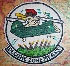 SNOOPY the HELICOPTER PILOT - Patch - Secure Extract My Ass - Vietnam War, K.244 picture