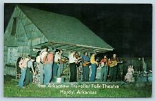 Postcard AR Hardy Arkansas The Arkansaw Traveller Folk Theatre AG5 picture