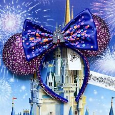Disney Parks Disneyland Paris 30th Anniversary Loungefly Minnie Ear Headband NWT picture