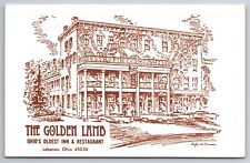 The Golden Lamb Artist Signed Sketch Inn & Restaurant Lebanon OH Postcard K20 picture