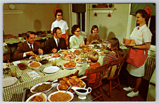 c1960s Dutchland Farmhouse Restaurant Smoketown PA Interior Vintage Postcard picture
