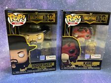 Funko Pop WWE Undertaker #144 & Kane #143 Fanatics Exclusive Hall Of Fame /5000 picture