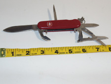 Wenger utility tool Swiss Army Knife,red, vintage, used good condition picture