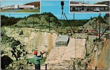 Vintage BARRE, Vermont Mining Postcard 