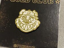 Pinzcity Gold Club first drop Mini Scare Bear Head Hat Pin Limited Edition picture