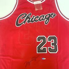 Michael Jordan Bulls Red Autographed 84-85 Jersey picture