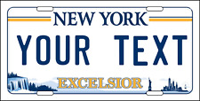 CUSTOMIZE THIS NEW YORK LICENSE PLATE - ANY TEXT YOU WANT, novelty AUTO plates picture