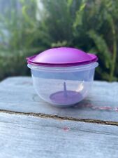Tupperware Super Crisp It Lettuce Keeper Bowl 3L / 12.5 cup Sheer and Purple New picture