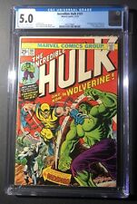 The Incredible Hulk #181 CGC 5.0 Marvel Comics+ KEY+ 1st Appearance of Wolverine picture