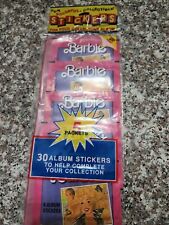 1989 Panini Barbie Album Stickers 5-Pack Rack (30 Stickers) Sku97 picture