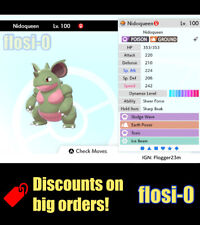 6IV Ultra Shiny Nidoqueen Pokemon Sword and Shield (Square Shiny) picture
