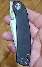 Kubey Momentum Folding Knife Drop Point Blade Front Flipper Manganas Design picture