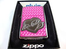 Rare Collectable Zippo Elvis Pink Heart Model 2010 New In Box picture