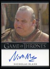 Game of Thrones Season 2 - Nicholas Blane as Spice King Bordered Autograph Card picture