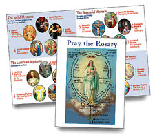 How to Pray the Rosary Illustrated Includes Luminous Mysteries Instructions NEW picture