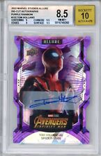 2023 UD Marvel Allure Tom Holland Spider-Man Die Cut Autograph #d 06/10 BGS 8.5 picture