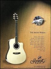 2002 Seagull Artist Series acoustic guitar in Rosewood Spruce advertisement ad picture