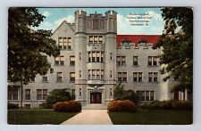 Charleston IL-Illinois, Pemberton Hall, State Teachers College Vintage Postcard picture