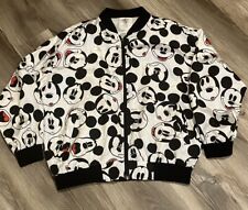 Vintage Mickey Mouse AOP Disney Bomber Jacket 90’s All Over Print Faces picture