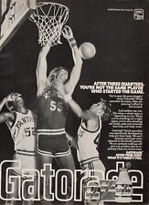 Gatorade Basketball Slam Ad 80'S Vtg Print Ad 8X11 Wall Poster Art picture